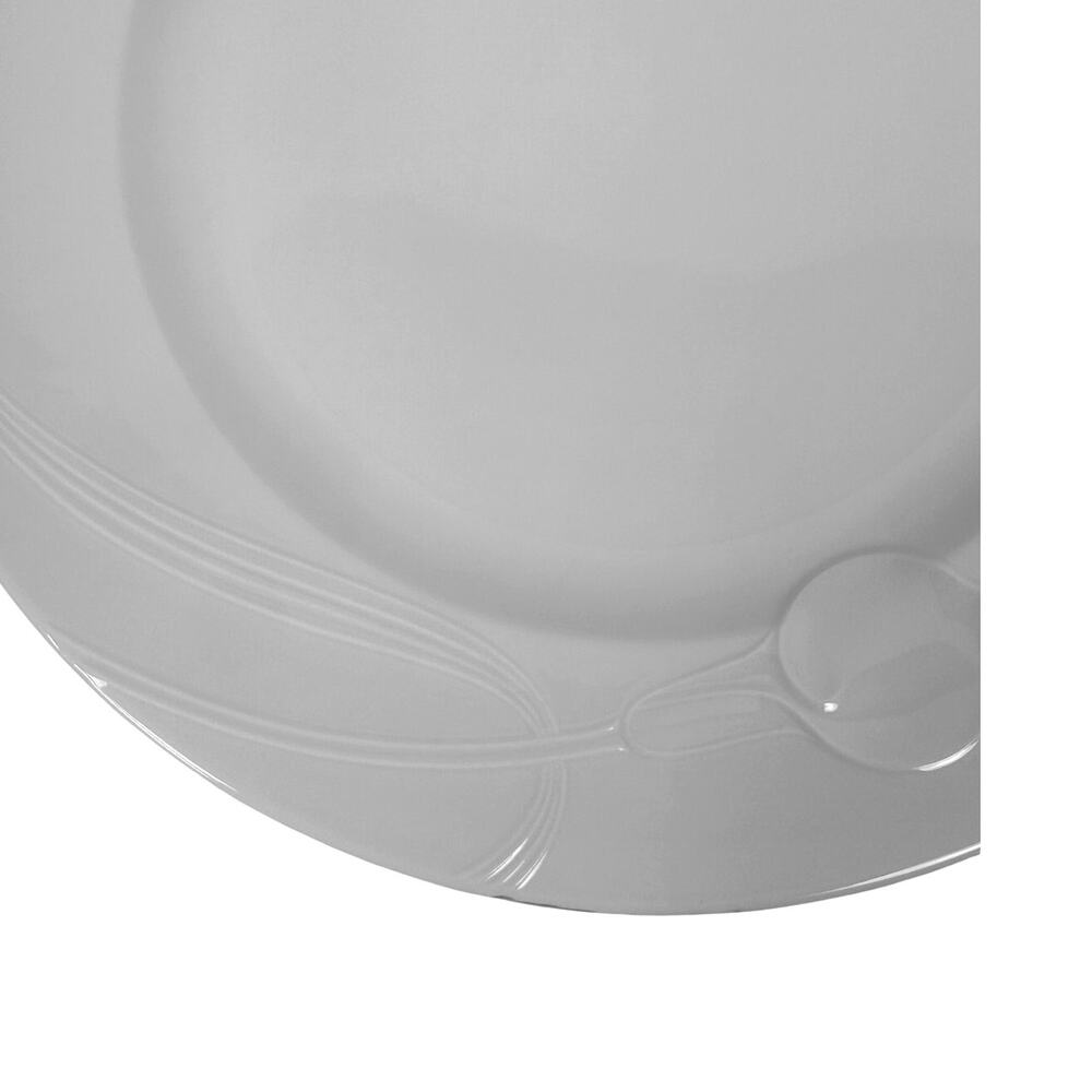 Mikasa Classic Flair White Retired 1984-2007 Japan 12" Round Chop Plate/Platter - Picture 3 of 5